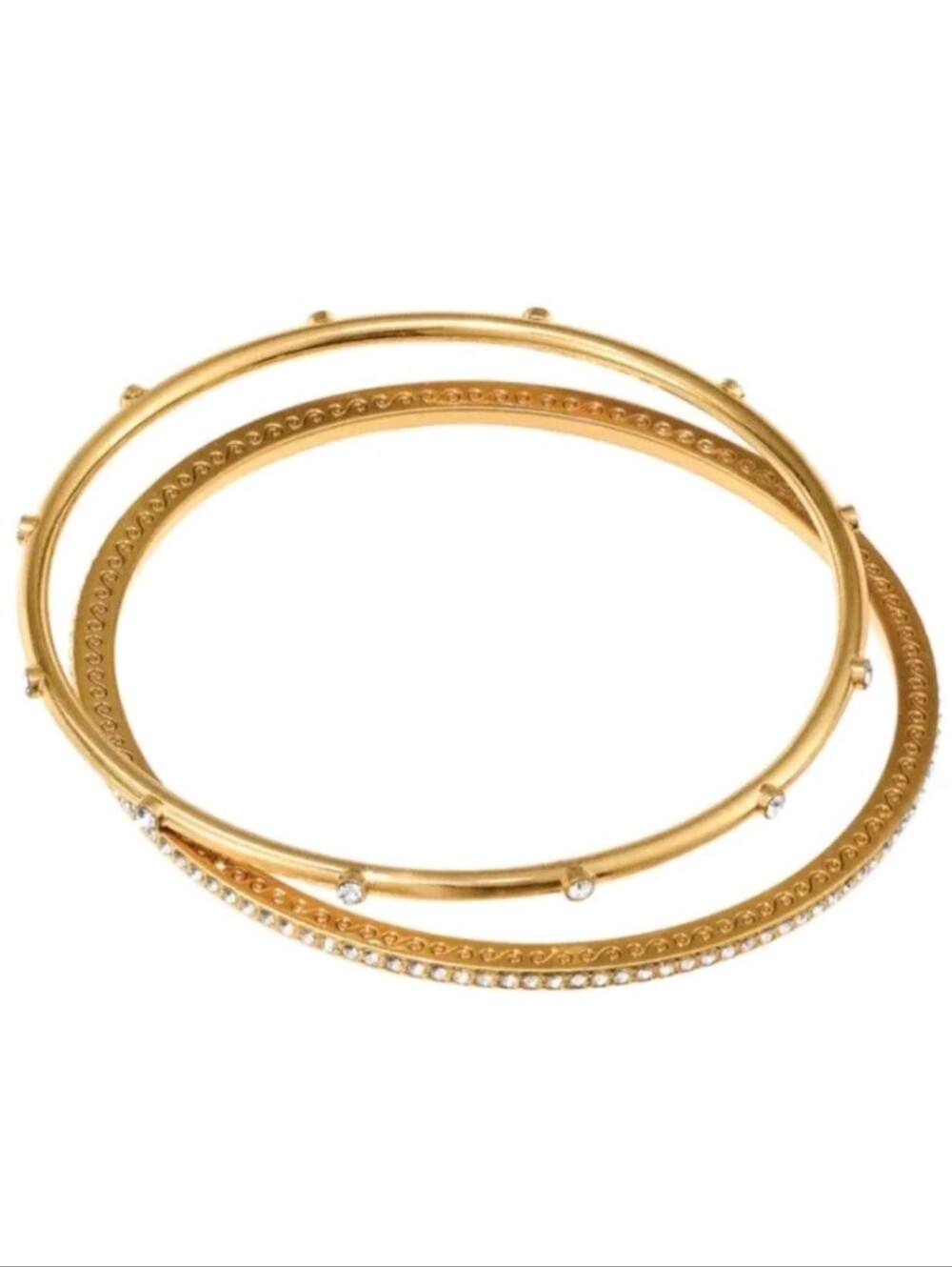 Brighton Neptunes Rings Gold Plated Swarovski Crystal Bangle Bracelets New - Picture 2 of 11